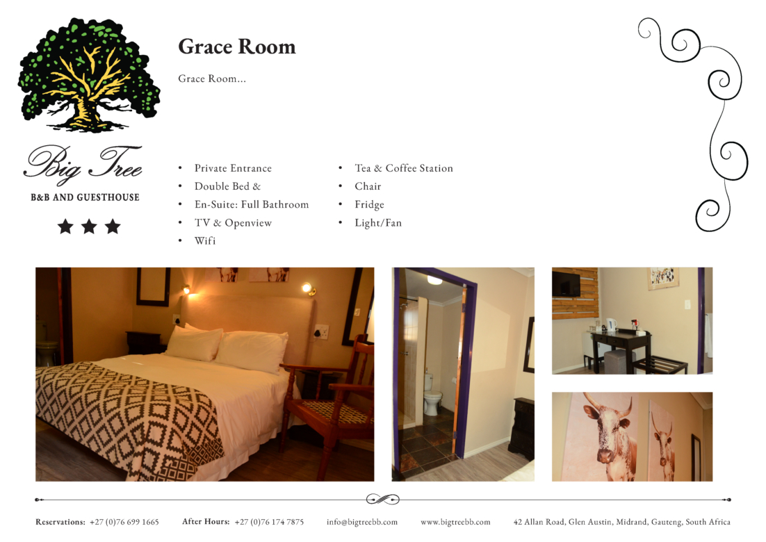 Grace Room - Accommodation Midrand